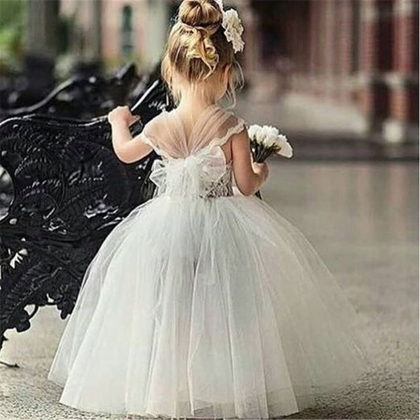 Newborn Kids Baby Girl Cute Princess Tutu Dress Skirt Party Wedding Gown  Dress | eBay