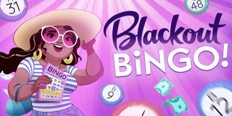 Blackout Bingo logo - Real money bingo tournament app with PayPal payouts
