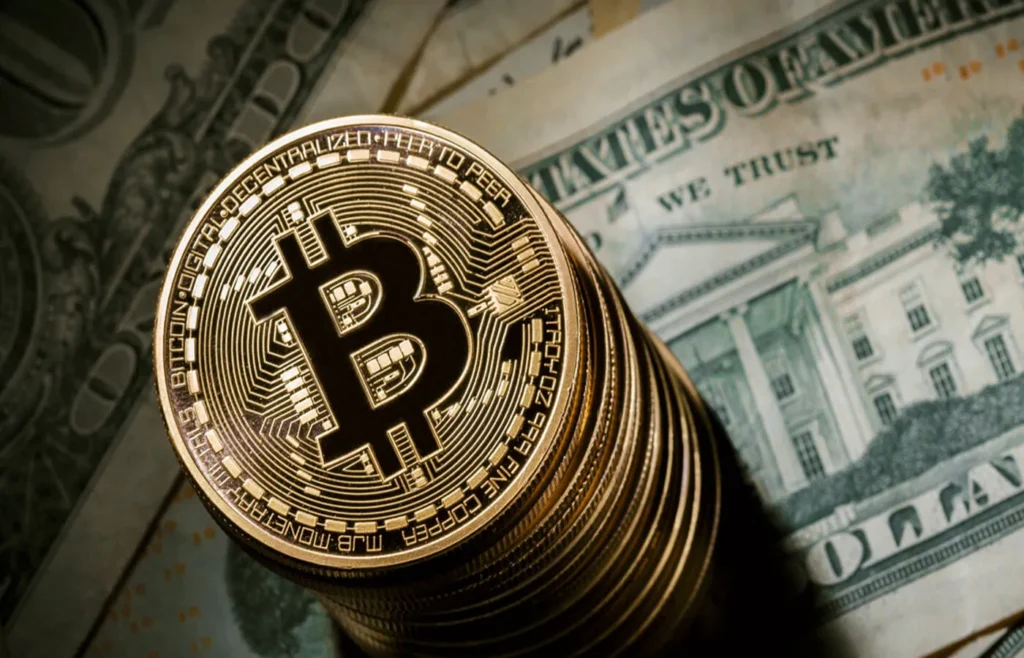 Bitcoin price stability chart during global market volatility and economic uncertainty August 2025
