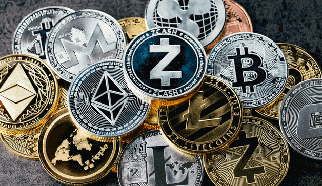 Cryptocurrency market diversification chart featuring top altcoins and sector performance analysis
