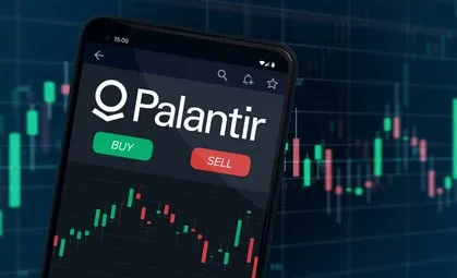 Palantir Technologies company logo - AI-powered data analytics platform trading as PLTR stock