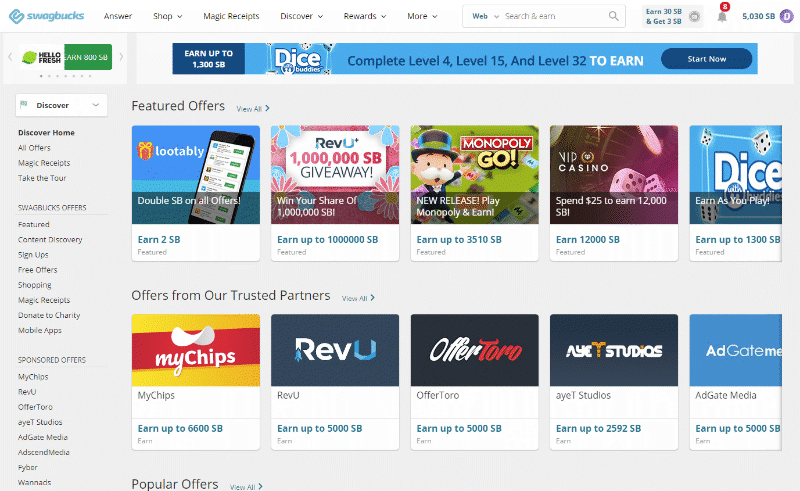 Online earning payment methods including PayPal cash, gift cards, and direct deposit for free money-making sites