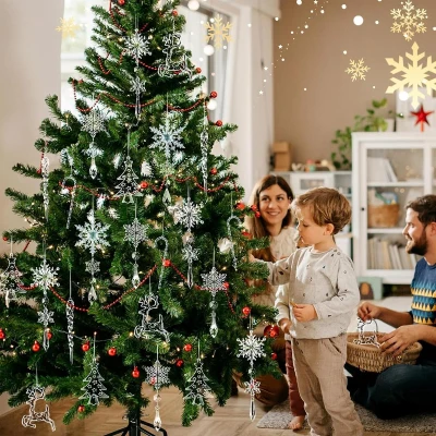 Christmas Tree Decoration Items Crystal Acrylic