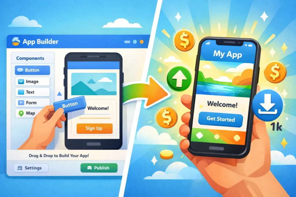 create app without coding