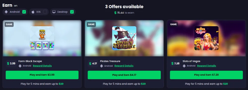 Freecash - offer walls - offerwalls