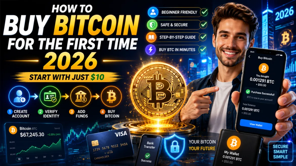 HOW TO BUY BITCOIN FOR THE FIRST TIME 2026